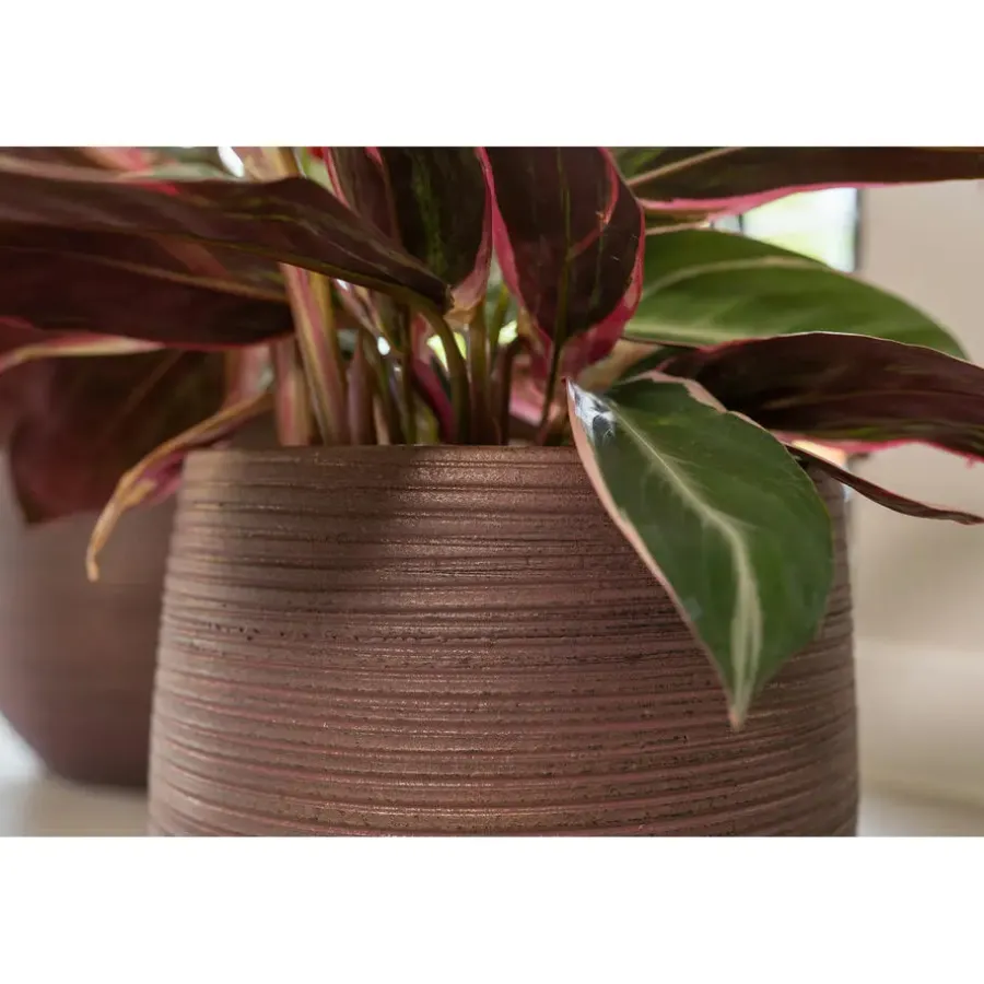 Ter Steege TS Collection plantenpot - Lydia - paars - 20 x 22 cm - keramiek