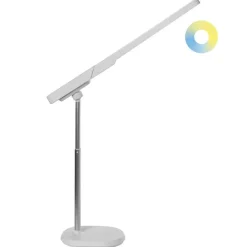 Bureaulampen|Bureaulampen-Leen Bakker TUCANA - Bureaulamp LED - Wit - Synthetisch materiaal