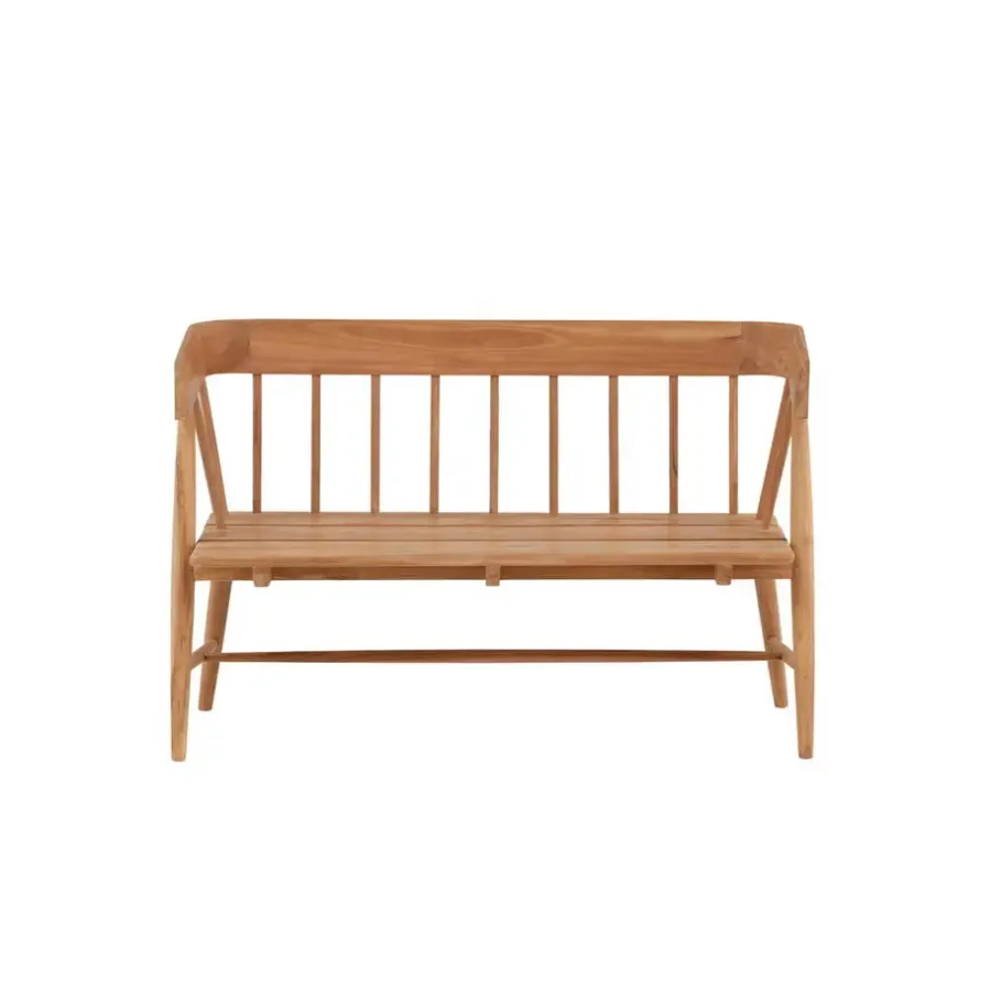 Fjôrd Tuinbank Naturel Teakhout - 132x132x85cm - Split