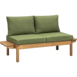 Tuinbanken-Le Sud Tuinbank Orleàns Brest - naturel/donkergroen - 61x157x61 cm