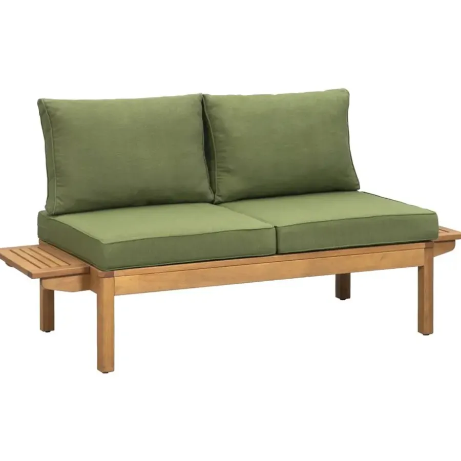 Tuinbanken-Le Sud Tuinbank Orleàns Brest - naturel/donkergroen - 61x157x61 cm