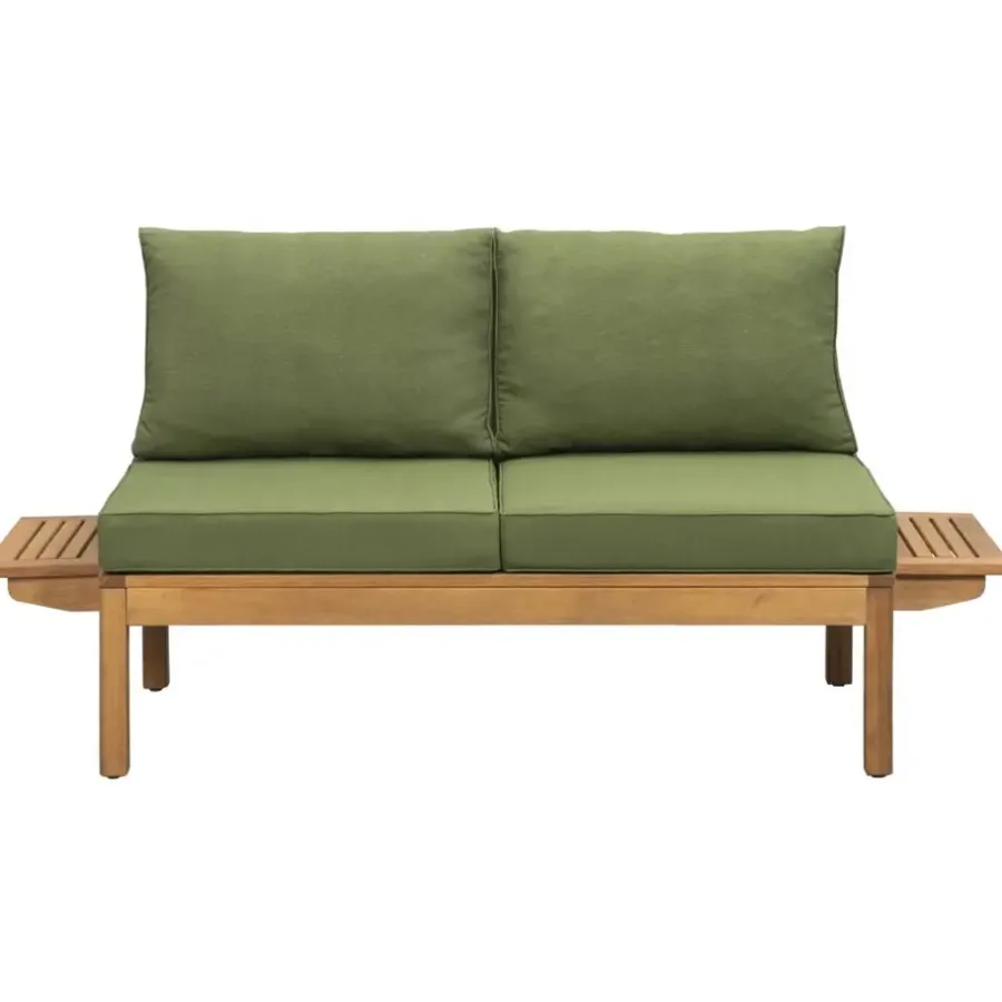 Tuinbanken-Le Sud Tuinbank Orleàns Brest - naturel/donkergroen - 61x157x61 cm