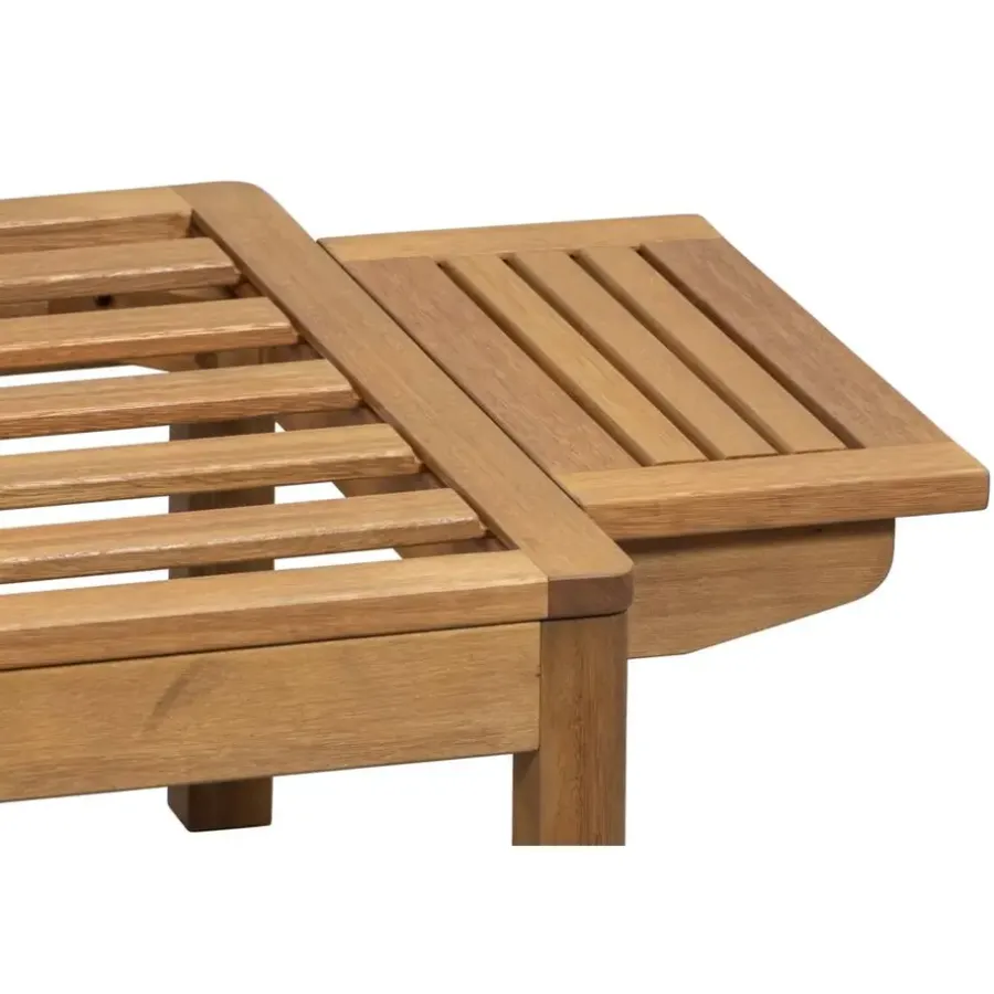 Tuinbanken-Le Sud Tuinbank Orleàns Brest - naturel/donkergroen - 61x157x61 cm