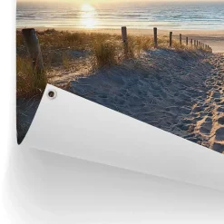 Tuindecoratie-Reinders Tuinposter Duinpad - 60 x 80cm - Beige