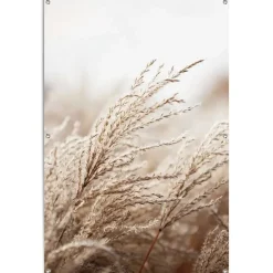 Tuindecoratie-Reinders Tuinposter Helmgras - 120 x 80cm - Beige