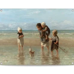 Tuindecoratie-Reinders Tuinposter Israëls Kinderen der Zee - 60 x 80cm - Beige