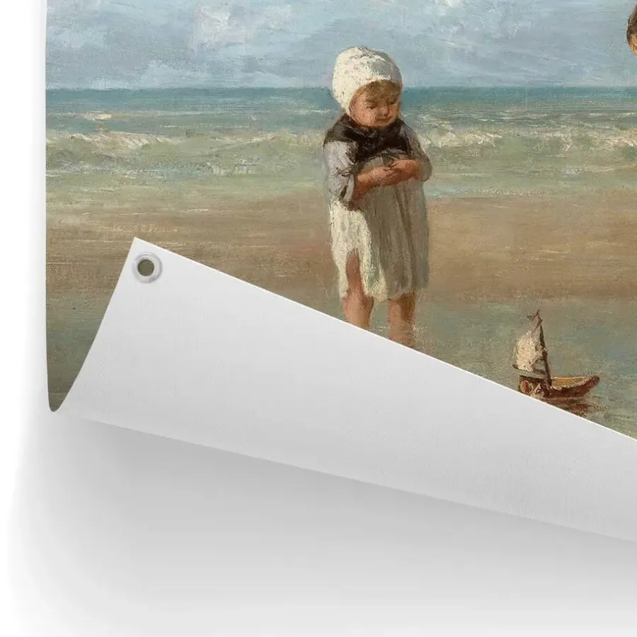 Tuindecoratie-Reinders Tuinposter Israëls Kinderen der Zee - 60 x 80cm - Beige