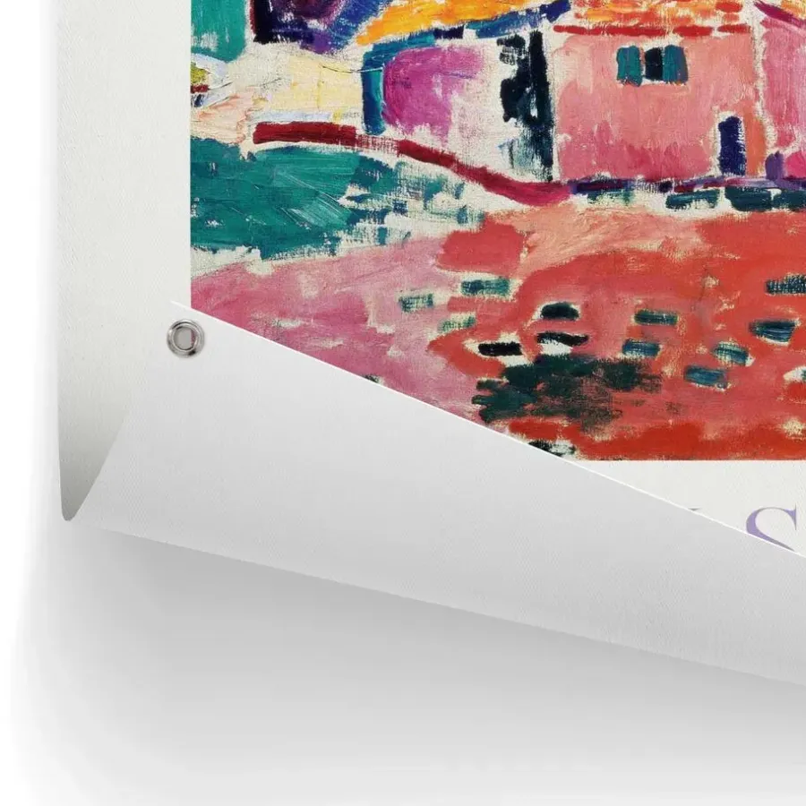 Reinders Tuinposter Matisse - Les toits de Collioure - 80 x 60cm - Bont