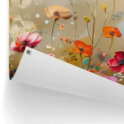 Tuindecoratie-Reinders Tuinposter Summer Flowers - 60 x 80cm - Bont