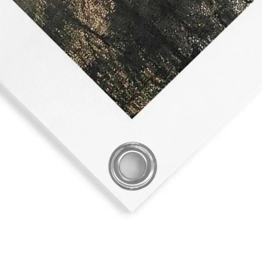 Tuindecoratie-Reinders Tuinposter Zon door de bomen - 80 x 60cm - Groen