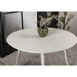 Fjôrd Tuintafel Beige Aluminium - 120x120x75cm - Lina