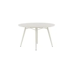Fjôrd Tuintafel Beige Aluminium - 120x120x75cm - Lina