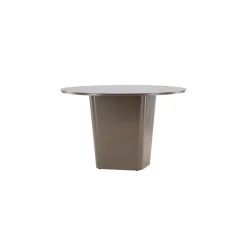 Tuintafels-Fjôrd Tuintafel Bruin Metaal - Ø120x75cm - Santa