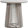 Tuintafels-Leen Bakker Tuintafel Saône - acacia - 76xØ80 cm