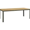 Leen Bakker Tuintafel Toulon - antraciet - 74x212x100 cm