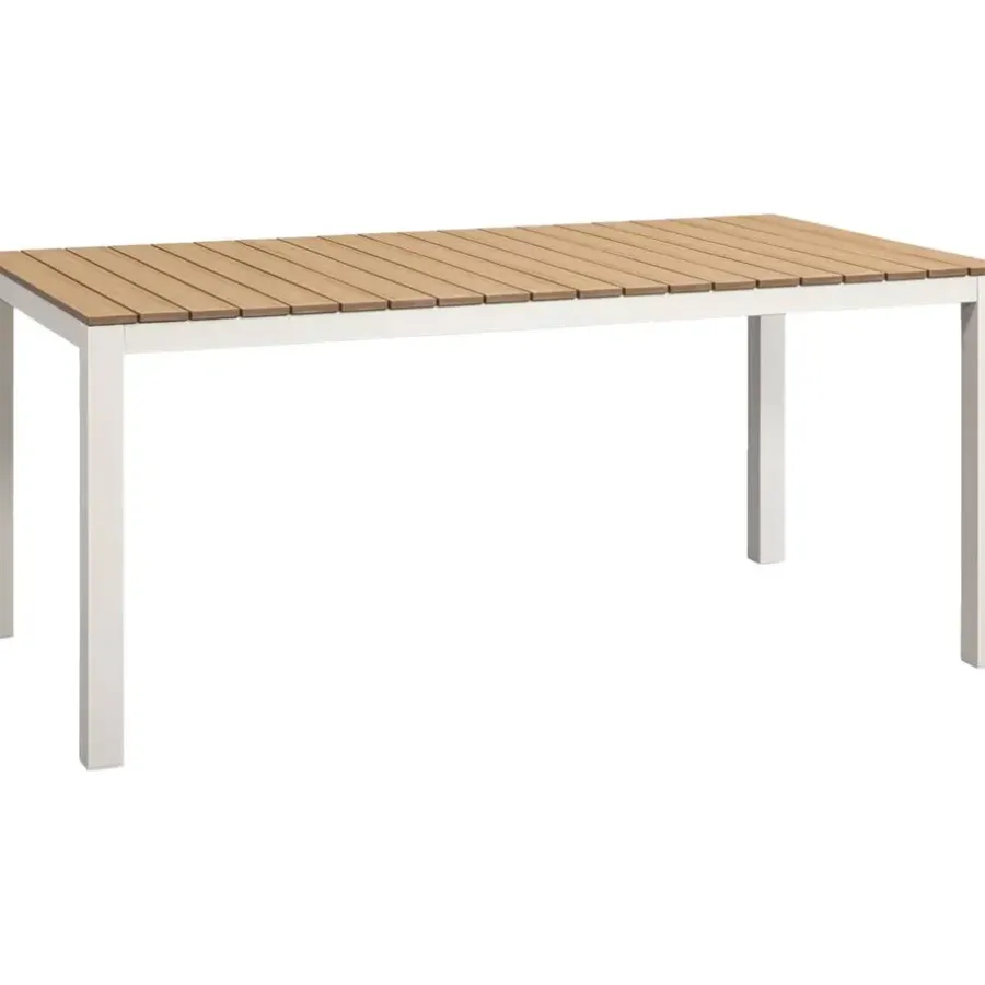 Leen Bakker Tuintafel Toulon - zand - 74x169x90 cm