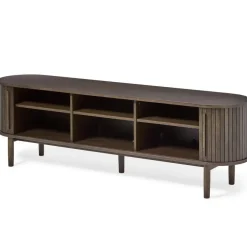 Tv Meubels-Giga Living Tv-Meubel Donker Eikenhout - 180x40x55,6cm - Meta