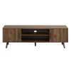 Tv Meubels-Leen Bakker TV-meubel Imre - walnoot - 45x140x40 cm