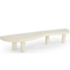 Giga Meubel Tv-Meubel Organisch - Beton Ciré Beige - 200x45x35cm - Siva