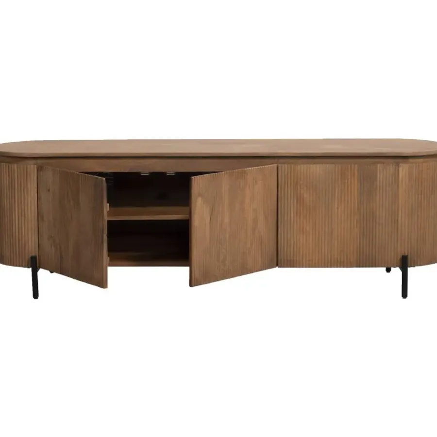 Tv Meubels-Leen Bakker TV-meubel Vito - lichtbruin - 56x180x43 cm