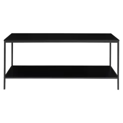 Tv Meubels-House Nordic Tv-Meubel Zwart - Metaal & Melamine - Kast Vita