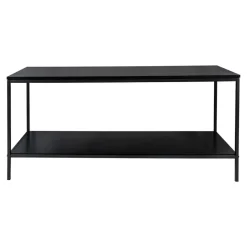 Tv Meubels-House Nordic Tv-Meubel Zwart - Metaal & Melamine - Kast Vita