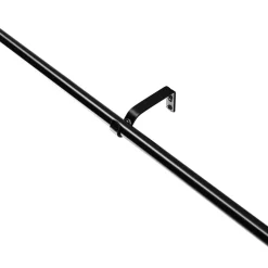 ACAZA Uitschuifbare Gordijnroede - Aanpasbaar - Stang van 90-170 cm - Zwart