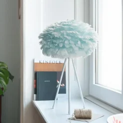 Lampenkappen-Leen Bakker Umage Eos Mini lampenkap light blue - Ø 35 cm