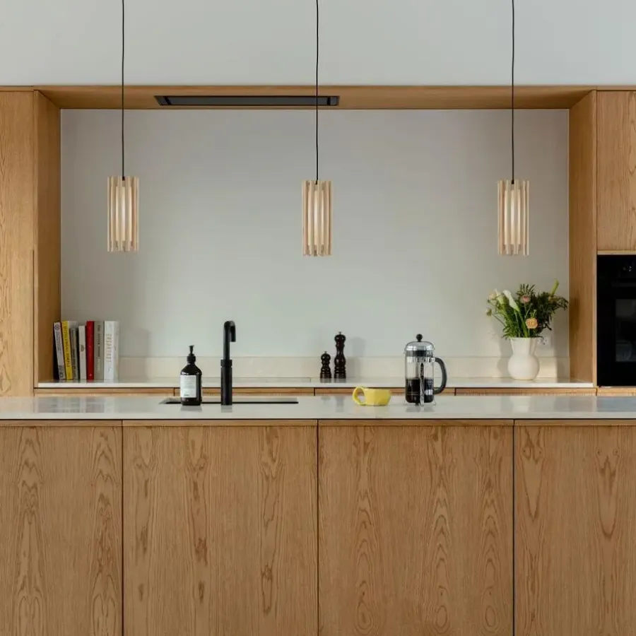 Lampenkappen-Leen Bakker Umage Komorebi Mini Lampenkap Natural Oak