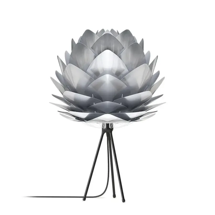 Leen Bakker Umage Silvia Medium lampenkap brushed steel - Ø 50 cm
