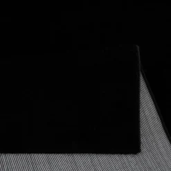 Muratap Uni Effen Laagpolig Vloerkleed Modern Zwart - 240x340 CM