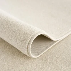 Muratap Uni Effen Laagpolig Vloerkleed Modern Creme - 300x400 CM