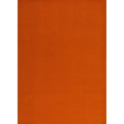 Laagpolige Vloerkleden-Muratap Uni Effen Laagpolig Vloerkleed Modern Oranje - 200x290 CM