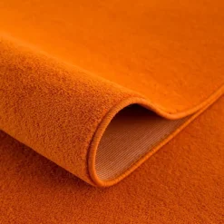 Laagpolige Vloerkleden-Muratap Uni Effen Laagpolig Vloerkleed Modern Oranje - 200x290 CM