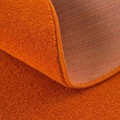 Laagpolige Vloerkleden-Muratap Uni Effen Laagpolig Vloerkleed Modern Oranje - 200x290 CM