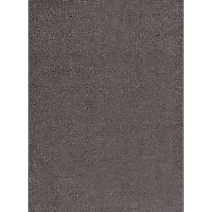 Muratap Uni Effen Laagpolig Vloerkleed Modern Grijs - 240x340 CM