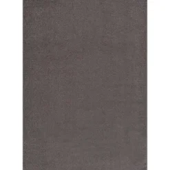 Laagpolige Vloerkleden-Muratap Uni Effen Laagpolig Vloerkleed Modern Grijs - 200x290 CM