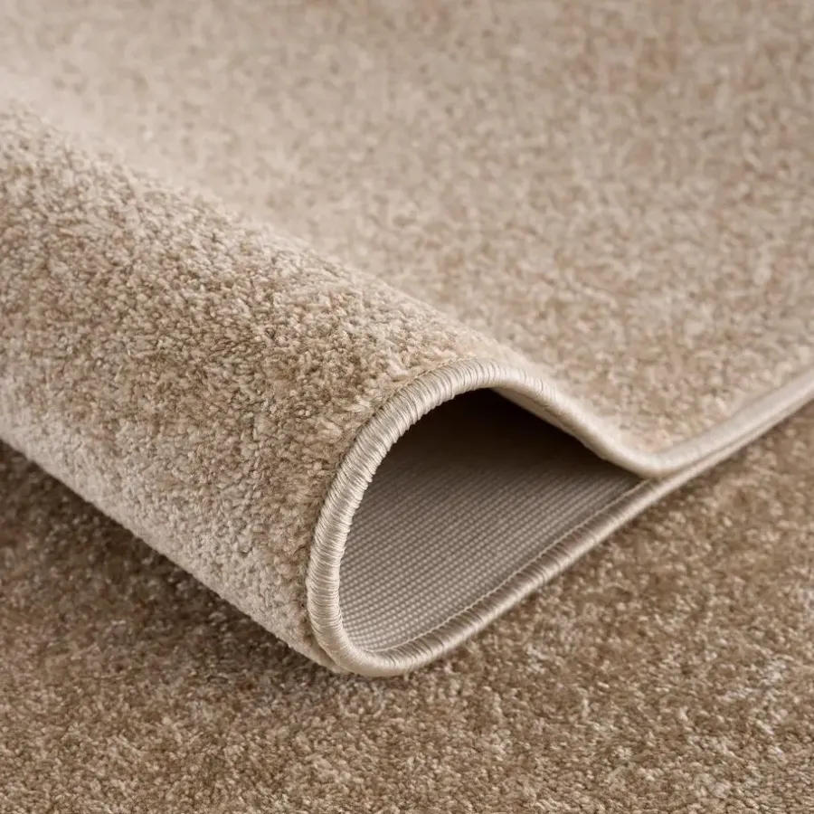 Laagpolige Vloerkleden-Muratap Uni Effen Laagpolig Vloerkleed Modern Beige - 200x290 CM
