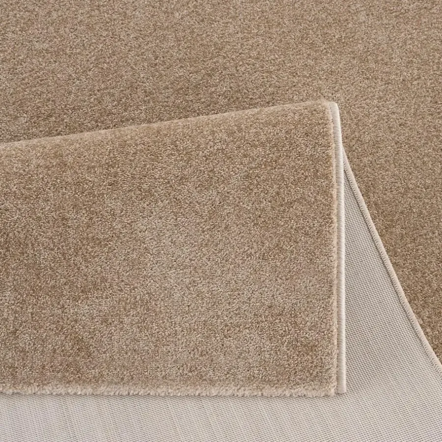 Laagpolige Vloerkleden-Muratap Uni Effen Laagpolig Vloerkleed Modern Beige - 200x290 CM