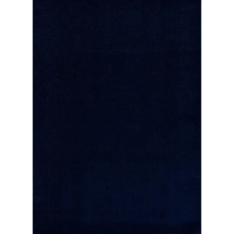 Muratap Uni Effen Laagpolig Vloerkleed Modern Donker Blauw Navy - 140x200 CM