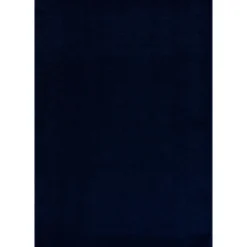 Muratap Uni Effen Laagpolig Vloerkleed Modern Donker Blauw Navy - 140x200 CM