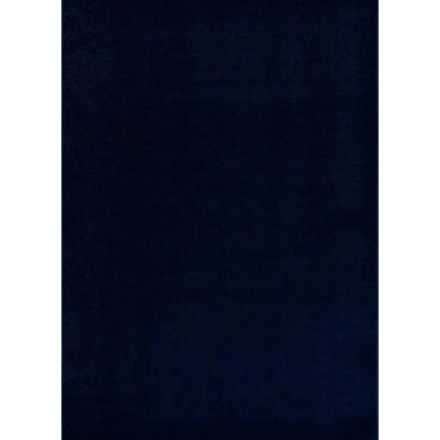 Muratap Uni Effen Laagpolig Vloerkleed Modern Donker Blauw Navy - 140x200 CM