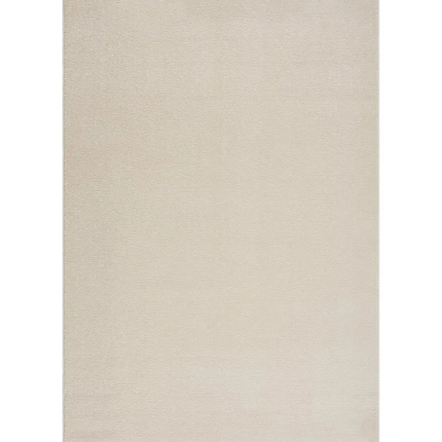 Muratap Uni Effen Laagpolig Vloerkleed Modern Creme - 140x200 CM