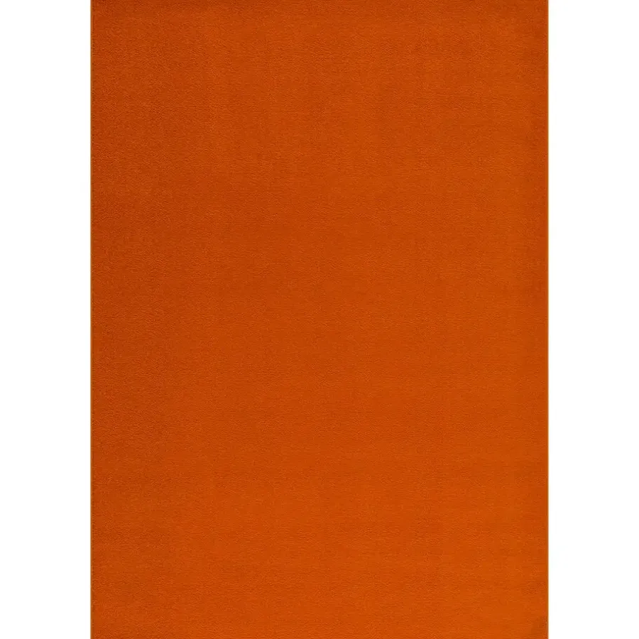 Muratap Uni Effen Laagpolig Vloerkleed Modern Oranje - 160x230 CM