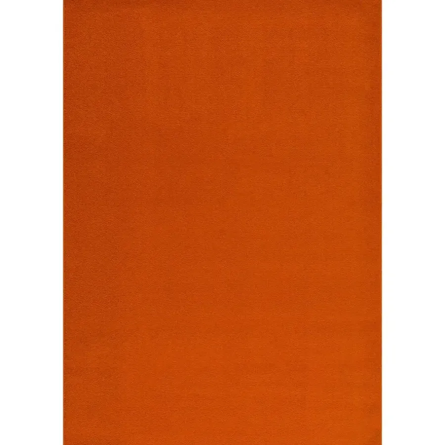Muratap Uni Effen Laagpolig Vloerkleed Modern Oranje - 160x230 CM