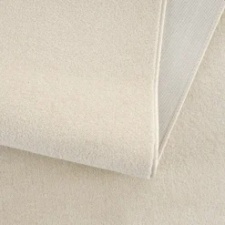 Vloerkleden|Laagpolige Vloerkleden-Muratap Uni Effen Laagpolig Vloerkleed Modern Creme - 250x250 CM Vierkant