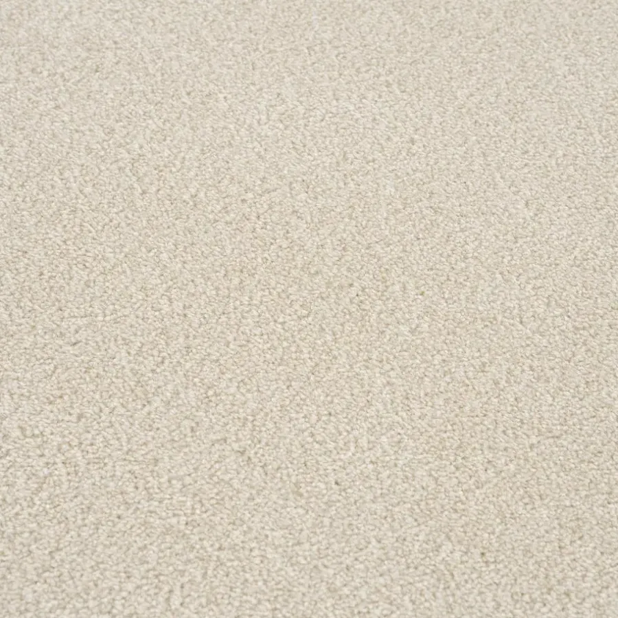 Muratap Uni Rond Effen Laagpolig Vloerkleed Modern Creme - 200 CM ROND