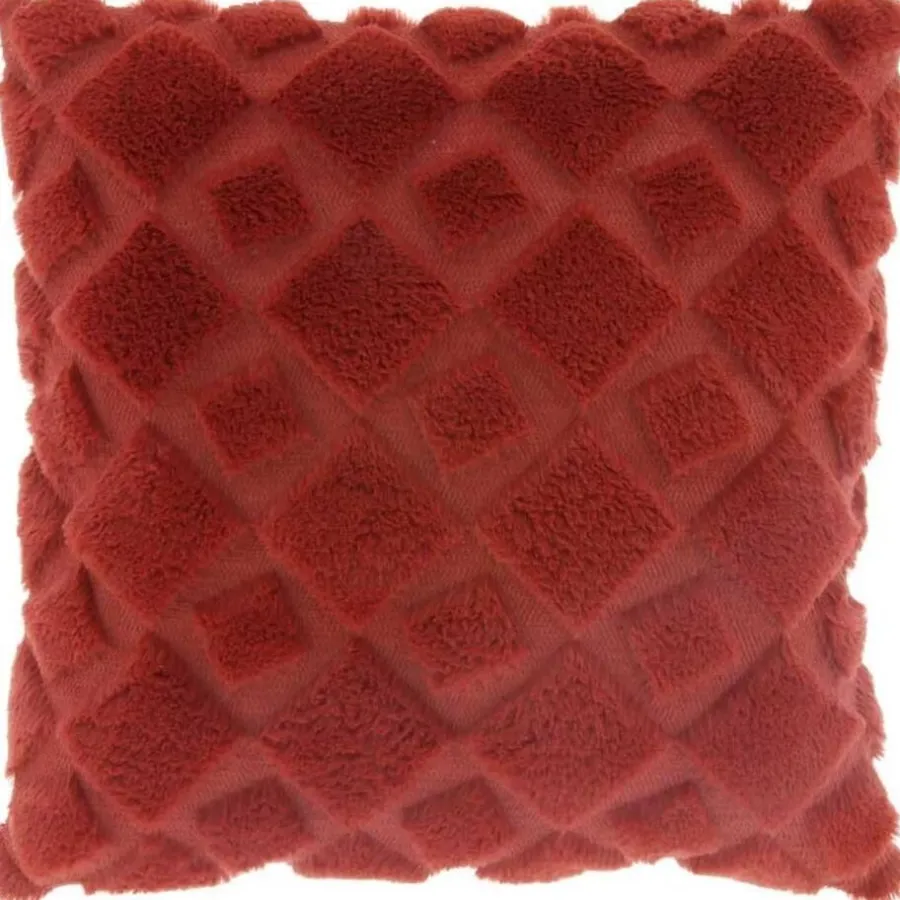 Sierkussens-Unique Living - Kussen Fraser - 45x45cm - Rood
