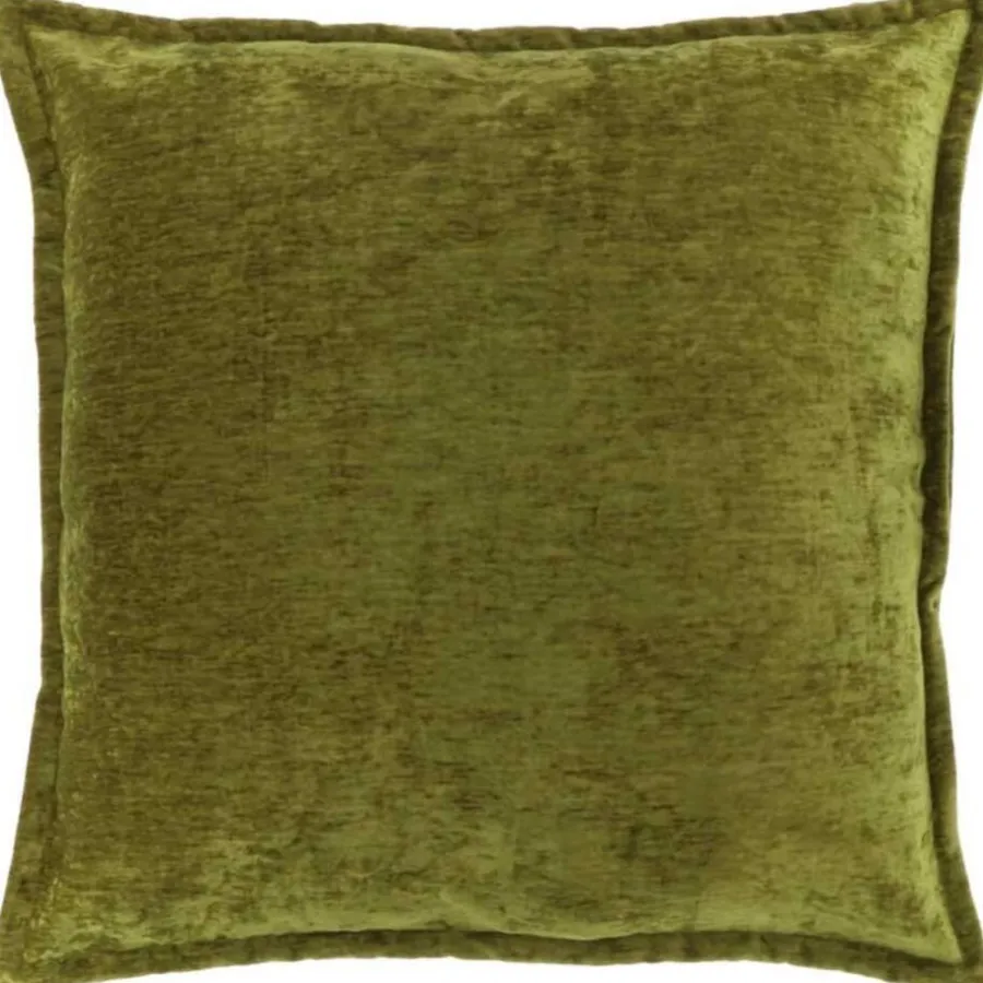 Sierkussens-Unique Living - Kussen Viola 60x60cm Moss Green