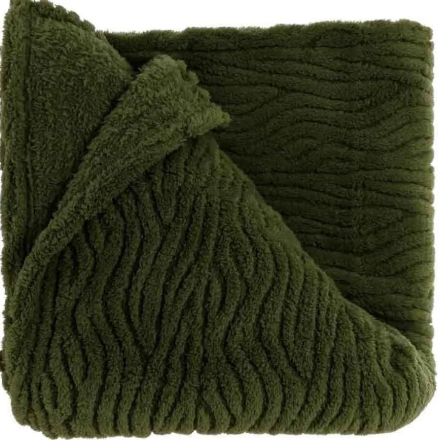 Unique Living - Plaid Clio Winter Green -150x200cm